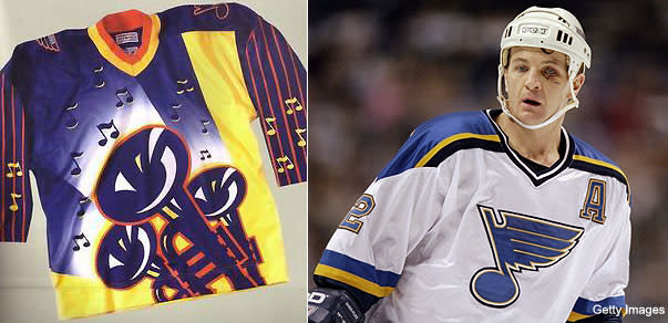 stl blues trumpet jersey