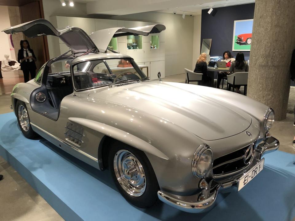 andy warhol mercedes benz 300sl gullwing