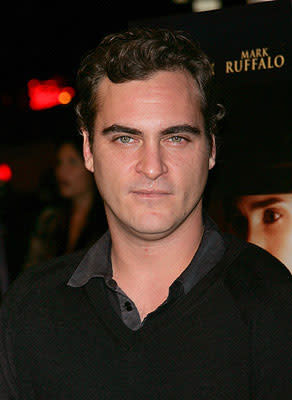 Joaquin Phoenix at the New York premiere of Focus Features' Reservation Road