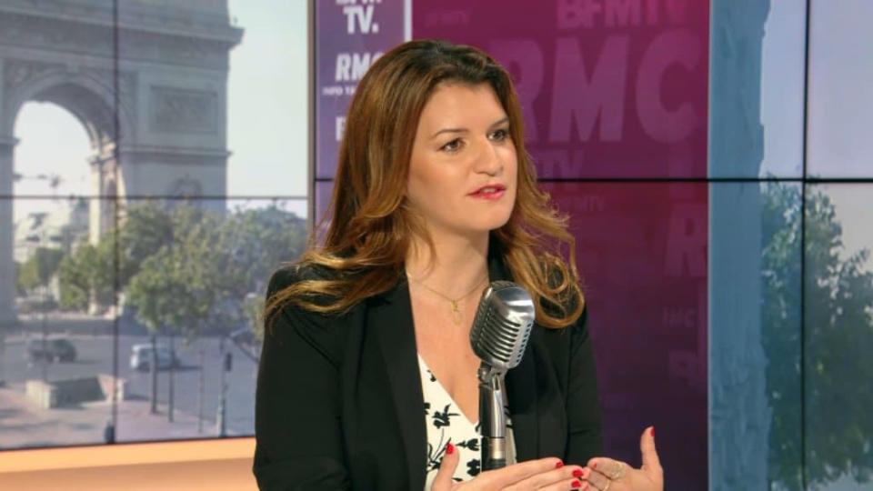 Marlène Schiappa, ministre chargée de la Citoyenneté, sur BFMTV-RMC, le 13 juillet 2020. - BFMTV-RMC