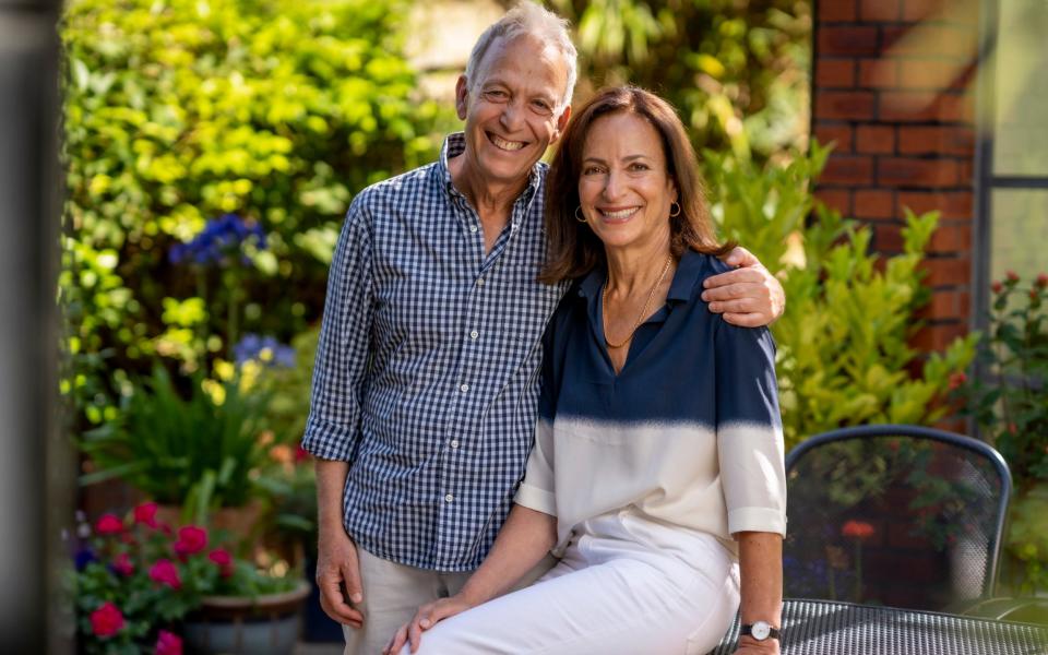 Linda Kelsey and her husband Ronnie