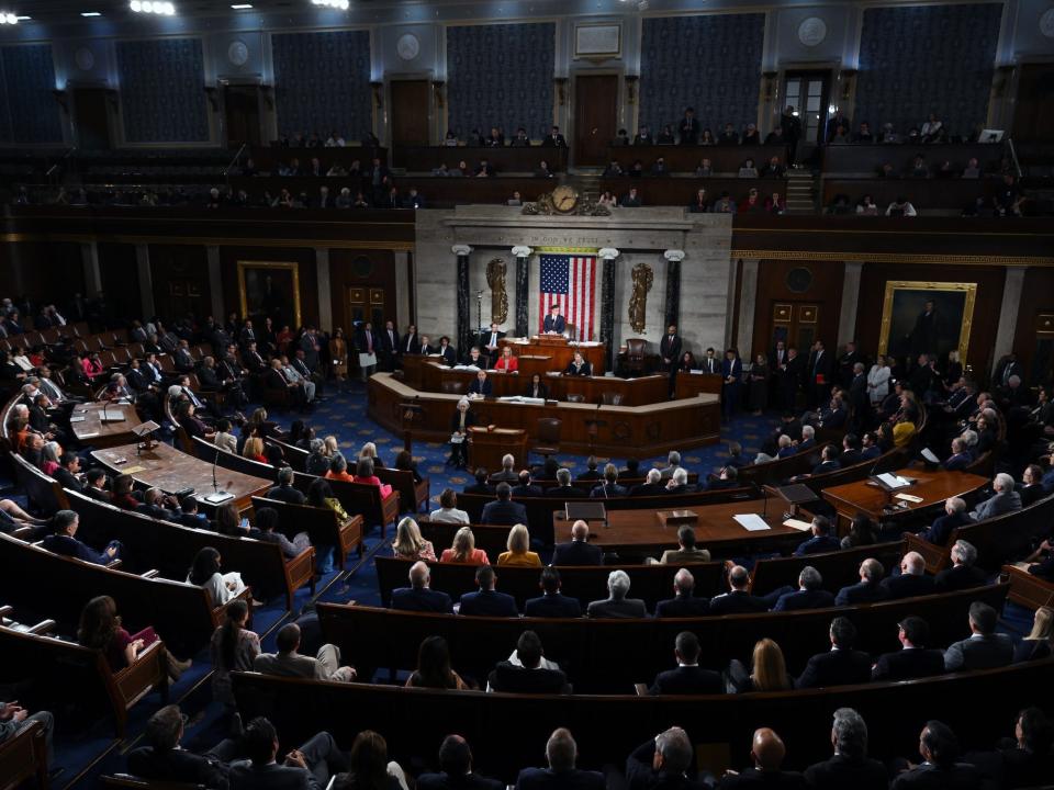 The House chamber on October 25, 2023.