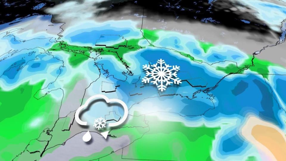 Double dose of wintry systems to start April in Ontario, Quebec