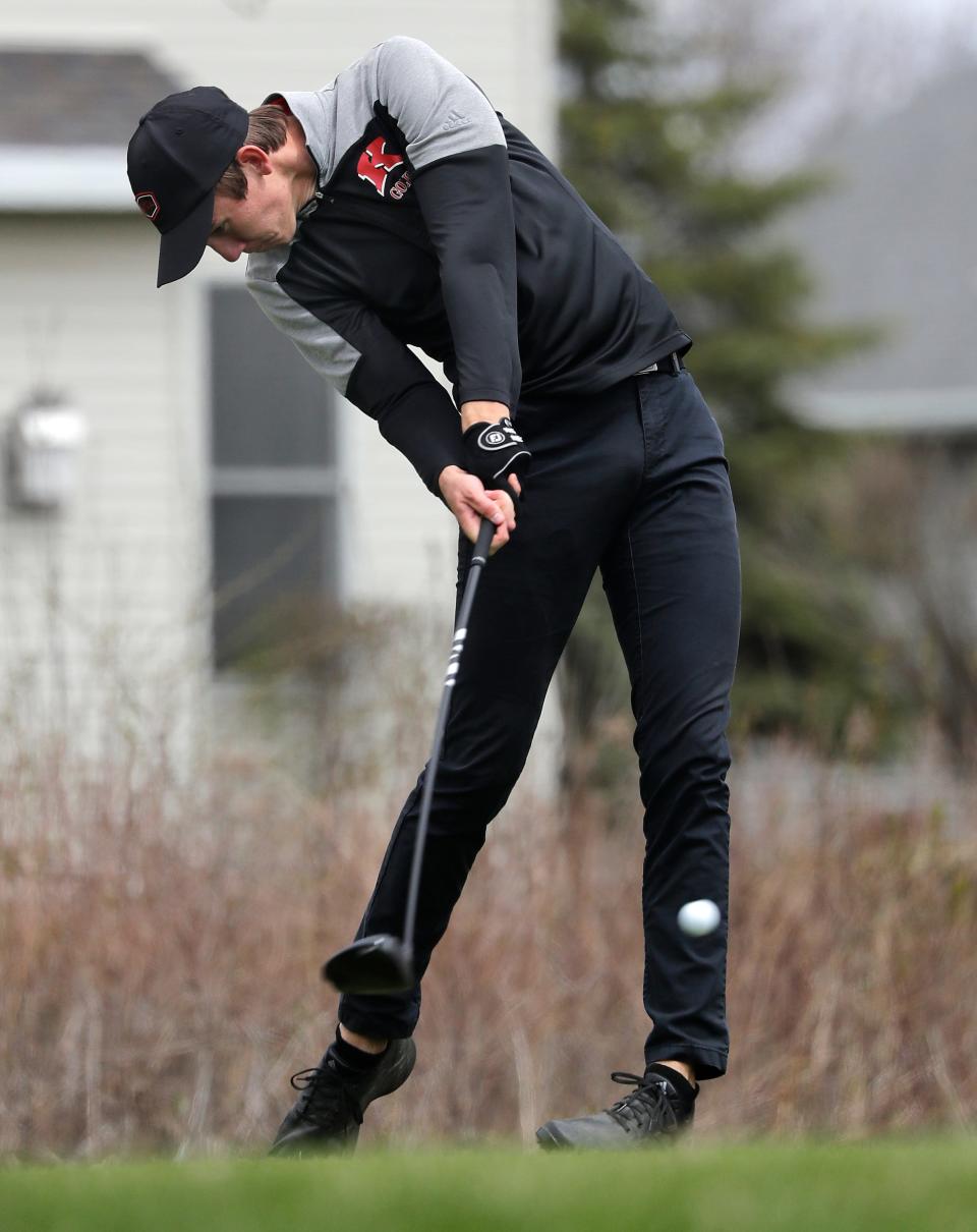 Kimberly's Aiden Cudney tied for third at the Division 1 state tournament last season. He will play in college at Illinois State.