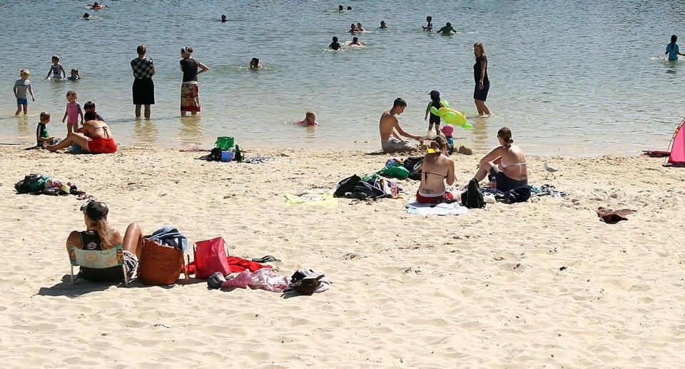 Beachgoers at Hillarys Boat Harbour, Perth. Source: Getty Images (file pic)