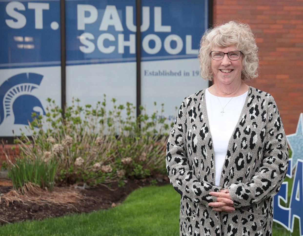 Norma Payne, a secretary at St. Paul School, is The Canton Repository's Difference Maker for May. She will be retiring after this school year.