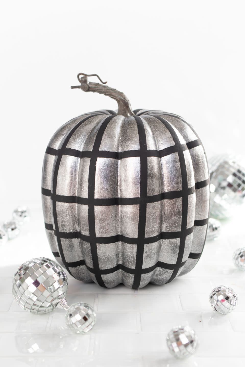 Disco Ball Pumpkin