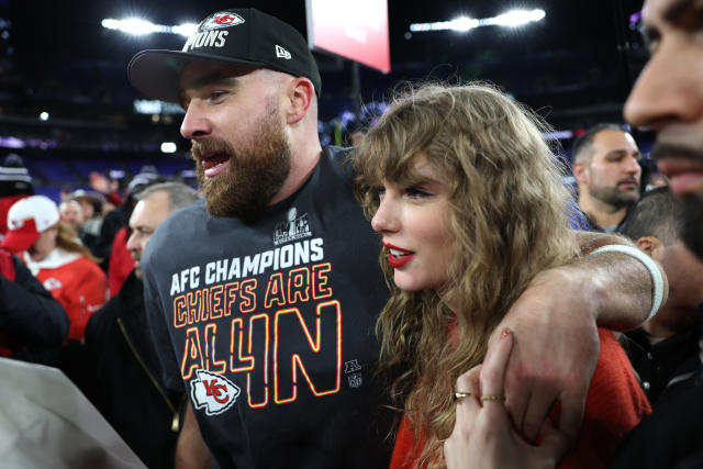 Travis Kelce Cracks Joke About Being Asked so Many Taylor Swift Questions  in Super Bowl Interviews