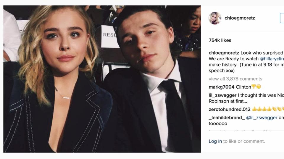 Chloe Moretz and Brooklyn Beckham Wear Matching Eyeliner Makeup