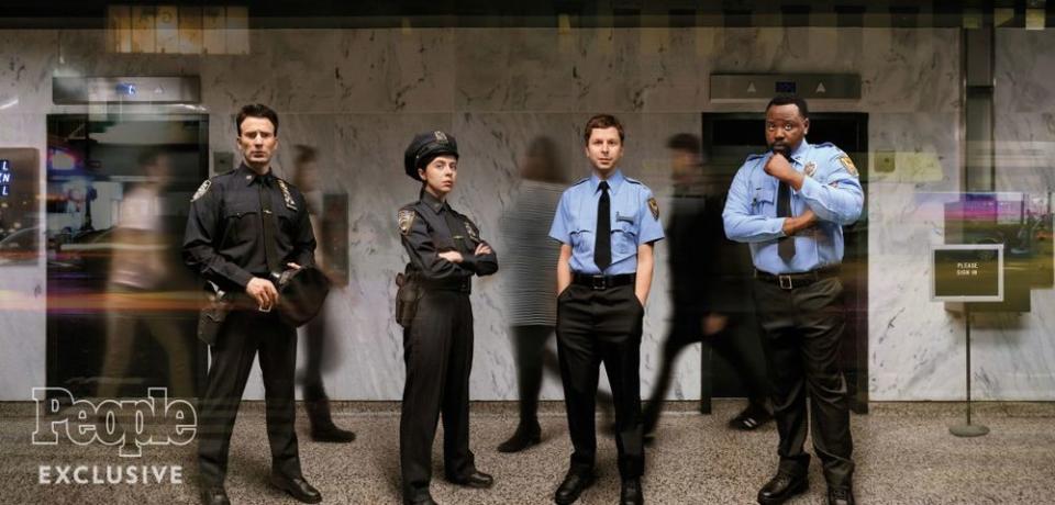 An image from his new play <em>Lobby Hero</em>.