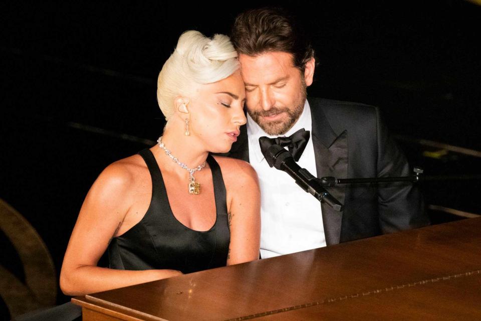 Ed Herrera via Getty Lady Gaga and Bradley Cooper 