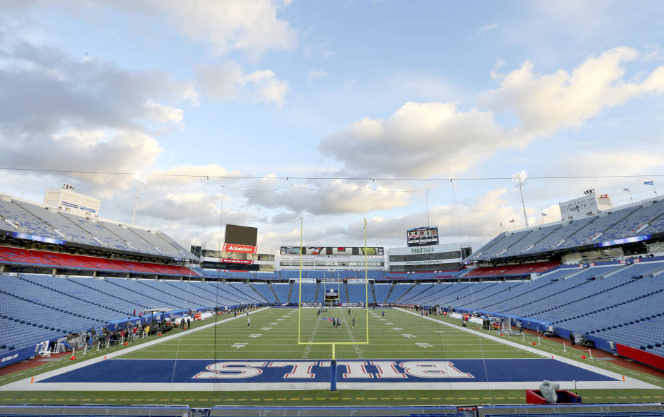 NFL commissioner Roger Goodell once again said he believes the Buffalo Bills need to replace New Era Field. (AP)