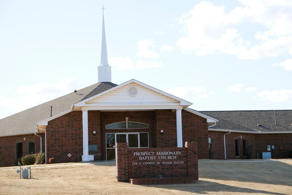 Prospect Baptist Church in the MLK neighborhood of Oklahoma City is pictured Friday, Feb. 23, 2024.