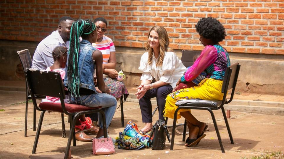 PHOTO: Melinda Gates, co-chair of the Bill & Melinda Gates Foundation, speaks with people in Malawi. (Bill & Melinda Gates Foundation)