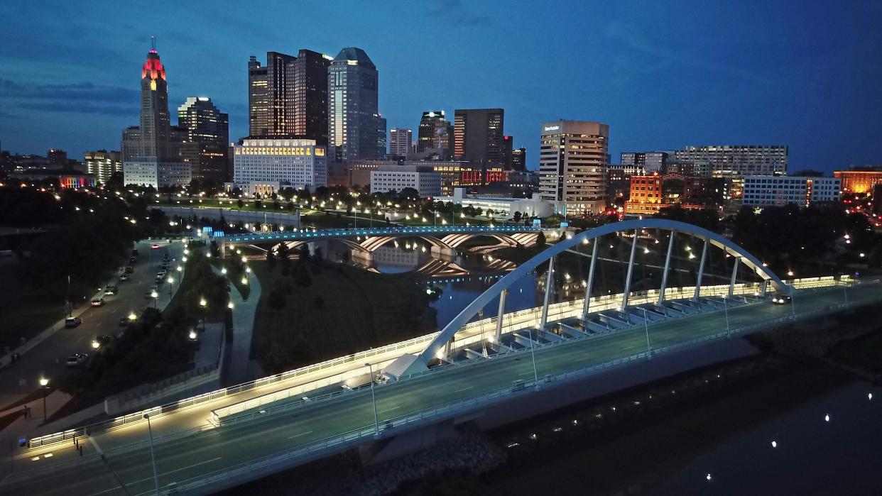 The Columbus Downtown skyline