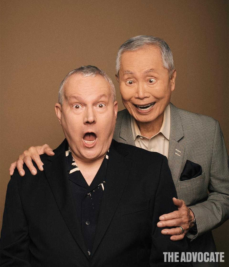 Brad and George Takei