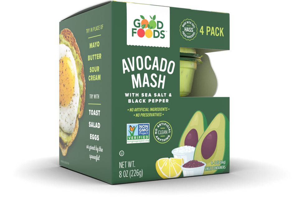 Good Foods, with manufacturing in Pleasant Prairie, makes Avocado Mash, which recently gained distribution at Target.