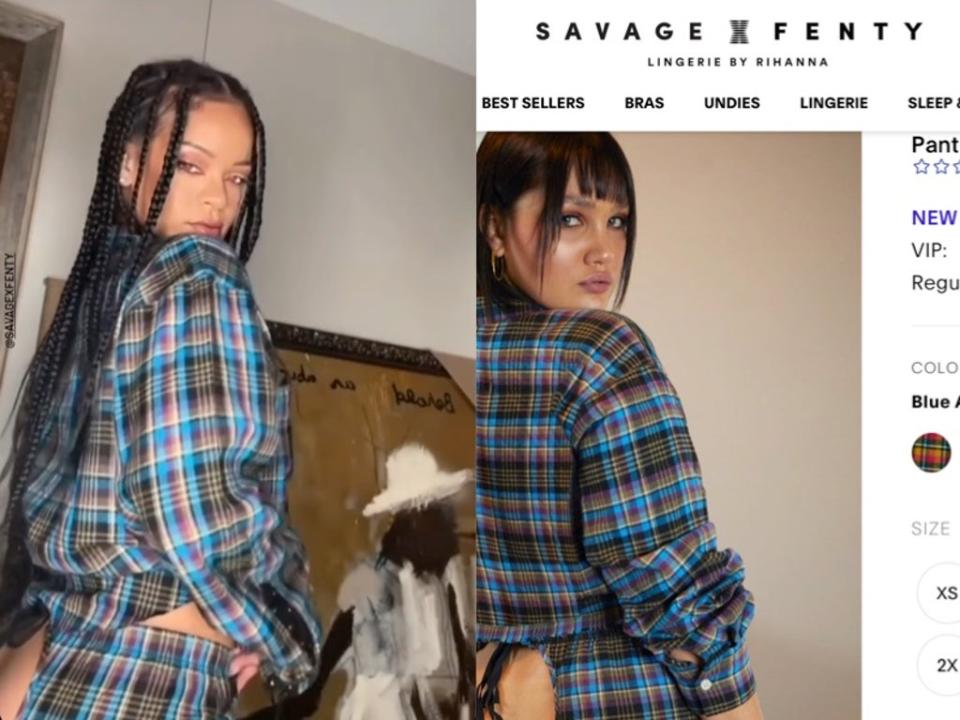 Rihanna sparks confusion with new ‘open-back’ pyjama pants  (Instagram / Savage X Fenty)