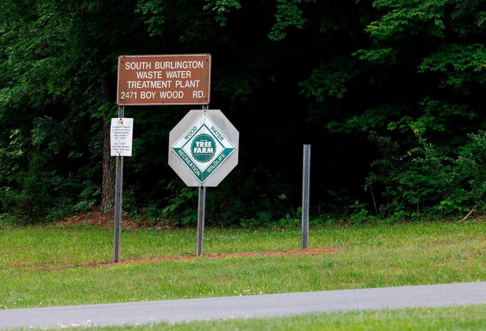 The South Burlington Wastewater Treatment Plant in Graham, N.C. Kaitlin McKeown/kmckeown@newsobserver.com