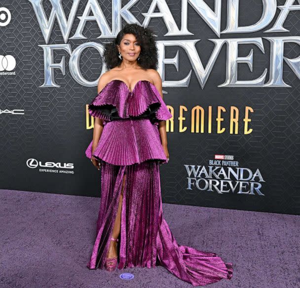 PHOTO: Angela Bassett attends Marvel Studios' 'Black Panther 2: Wakanda Forever' Premiere at Dolby Theatre on Oct. 26, 2022 in Hollywood, Calif. (Axelle/Bauer-Griffin/FilmMagic via Getty Images)