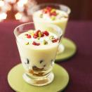 <p>These individual trifles are perfect for festive dinner parties or the big day itself. </p><p><strong>Recipe: <a href="https://www.goodhousekeeping.com/uk/food/recipes/a535850/pomegranate-blueberry-and-pistachio-trifles/" rel="nofollow noopener" target="_blank" data-ylk="slk:Pomegranate, Blueberry and Pistachio Trifles;elm:context_link;itc:0;sec:content-canvas" class="link ">Pomegranate, Blueberry and Pistachio Trifles</a></strong></p>