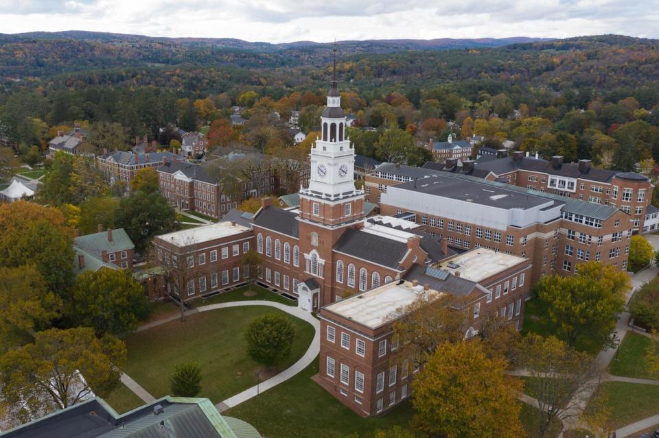 PHOTO: Baker-Berry Library on the campus of Dartmouth College in Hanover, NH, Oct. 17, 2021.  (Bloomberg via Getty Images)