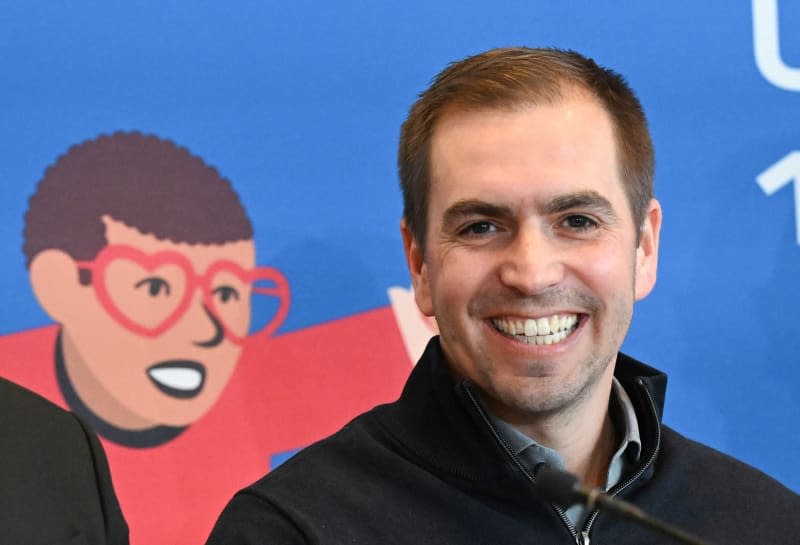 Philipp Lahm, the Tournament Director of the 2024 European Football Championship, attends a press conference in the town hall. Bernd Weißbrod/dpa