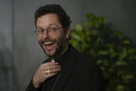 Newly named cardinal Giorgio Marengo poses for a photo, during a press conference at the Vatican, Saturday, Aug. 27, 2022. Pope Francis will formally expand the ranks of churchmen now eligible to vote for his successor in case he dies or resigns. Of the 20 churchmen being raised to cardinal’s rank on Saturday in the ceremony known as a consistory in St. Peter’s Basilica, 16 are younger than 80 and thus, according to church law, could participate in a conclave – a ritual-shrouded, locked-door assembly of cardinals who cast paper ballots to elect a new pontiff. (AP Photo/Andrew Medichini)