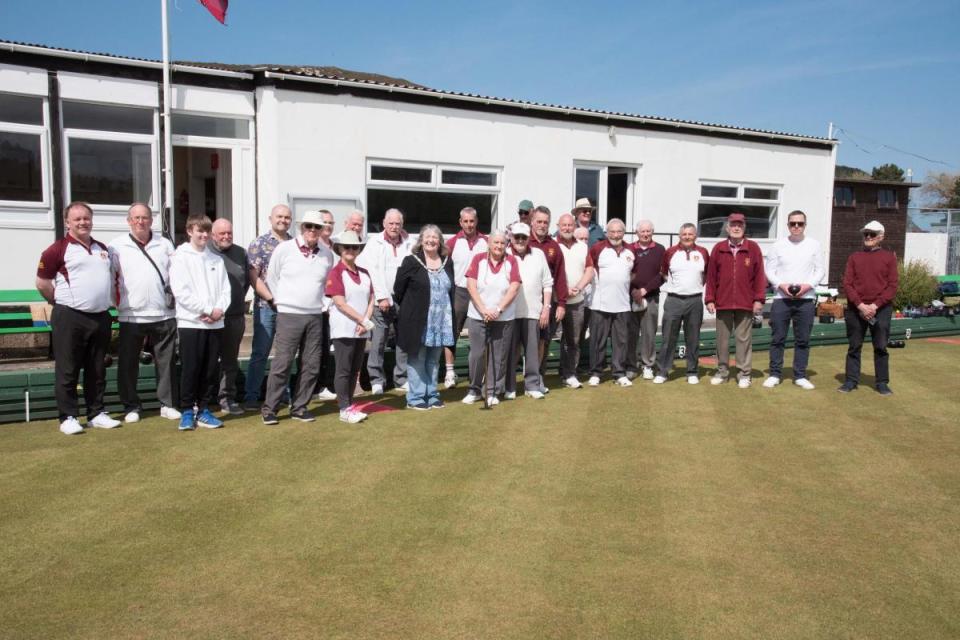 Fishguard & Goodwick Bowls Club opened the 2024 lawn bowls season with the mayor and deputy mayor <i>(Image: Fishguard & Goodwick Bowls Club)</i>