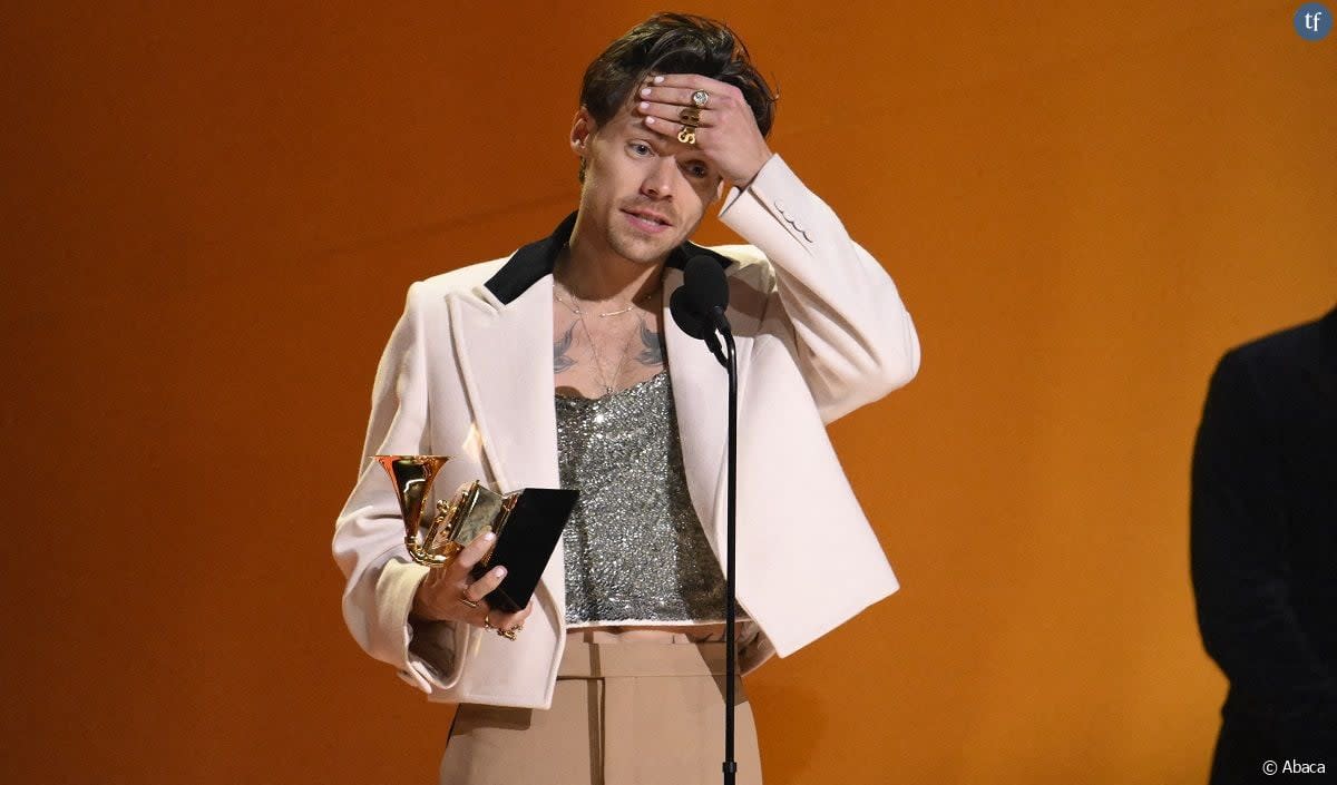 "Les gens comme moi..." : le discours de Harry Styles aux Grammys fait bondir - Abaca