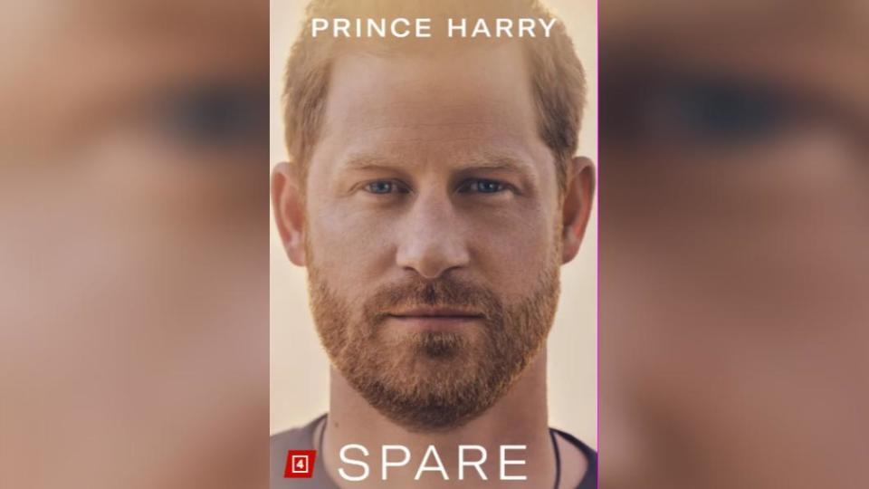 哈利王子（Prince Harry）回憶錄《備胎》（Spare）。（圖／翻攝自《紐約郵報》）