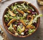 <p>This simple yet satisfying wintery salad packs a flavorful punch with slightly smoky seared pears, creamy blue cheese, and ultra-crunchy candied <a href="https://www.delish.com/cooking/recipe-ideas/a21960824/best-roasted-pumpkin-seeds-recipe/" rel="nofollow noopener" target="_blank" data-ylk="slk:pumpkin seeds;elm:context_link;itc:0;sec:content-canvas" class="link ">pumpkin seeds</a>. Tied together by a sweet-sour honey <a href="https://www.delish.com/cooking/recipe-ideas/a39993333/red-wine-vinaigrette-recipe/" rel="nofollow noopener" target="_blank" data-ylk="slk:vinaigrette;elm:context_link;itc:0;sec:content-canvas" class="link ">vinaigrette</a>, it’s the perfect holiday side (or add some protein to make it a main!).<br><br>Get the <strong><a href="https://www.delish.com/cooking/recipe-ideas/a41094046/pear-salad-recipe/" rel="nofollow noopener" target="_blank" data-ylk="slk:Pear Salad recipe;elm:context_link;itc:0;sec:content-canvas" class="link ">Pear Salad recipe</a></strong>.</p>