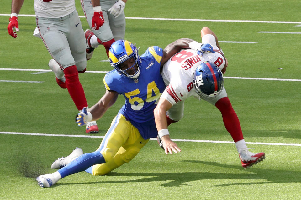 Leonard Floyd sacks Daniel Jones