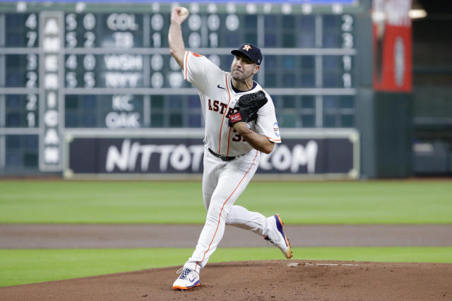 Justin Verlander faces his former team, Kyle Tucker hits his 26th homer as  Astros rout Tigers 17-4 Photos - Bally Sports