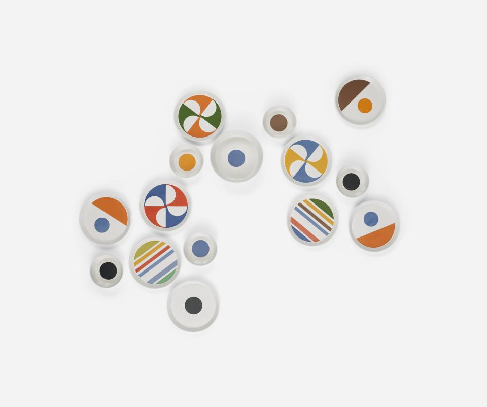 Tableware by Ponti for Ceramica Franco Pozzi, 1967.