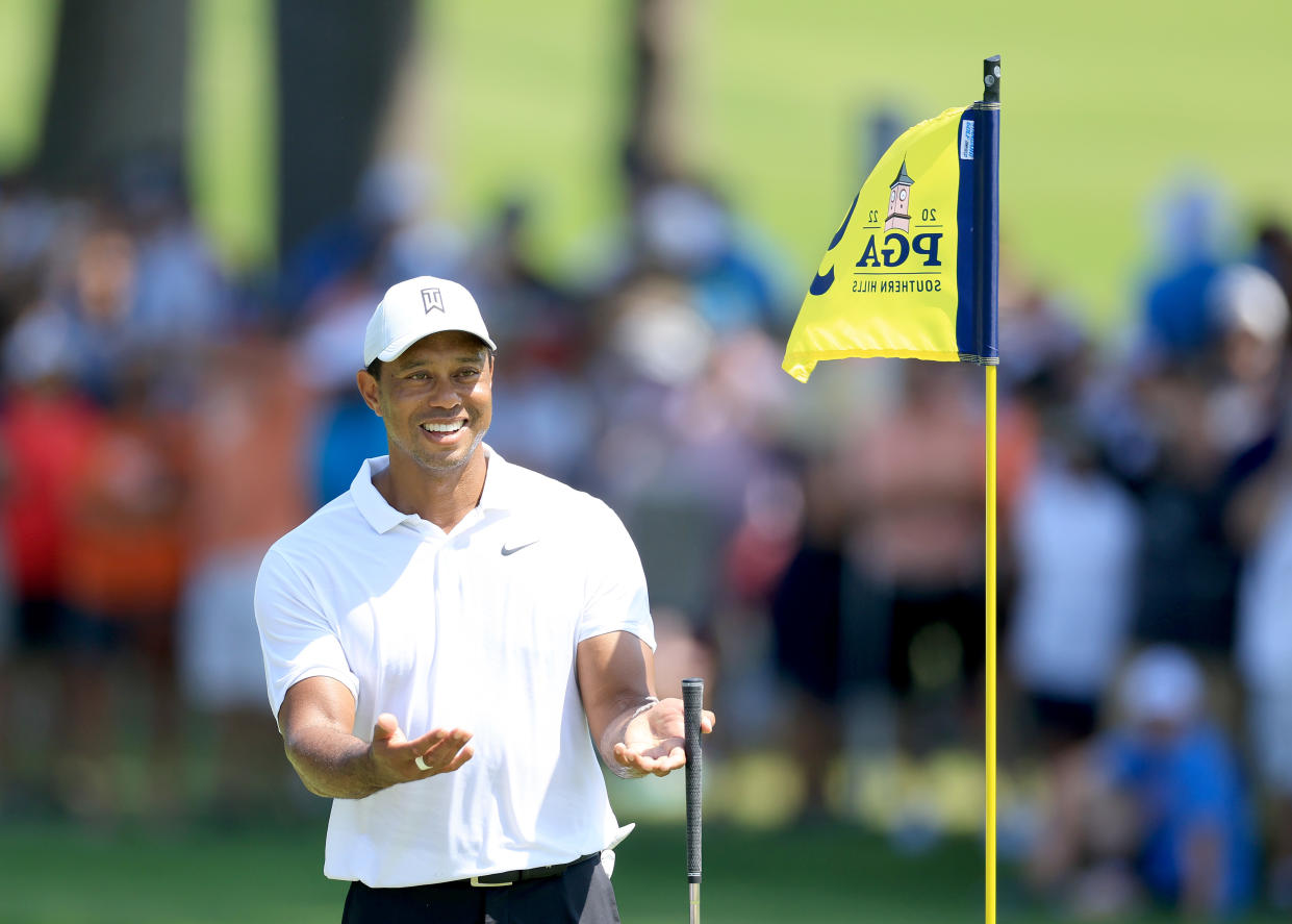 Tiger Woods returns to major golf at the PGA Championship. (David Cannon/Getty Images)