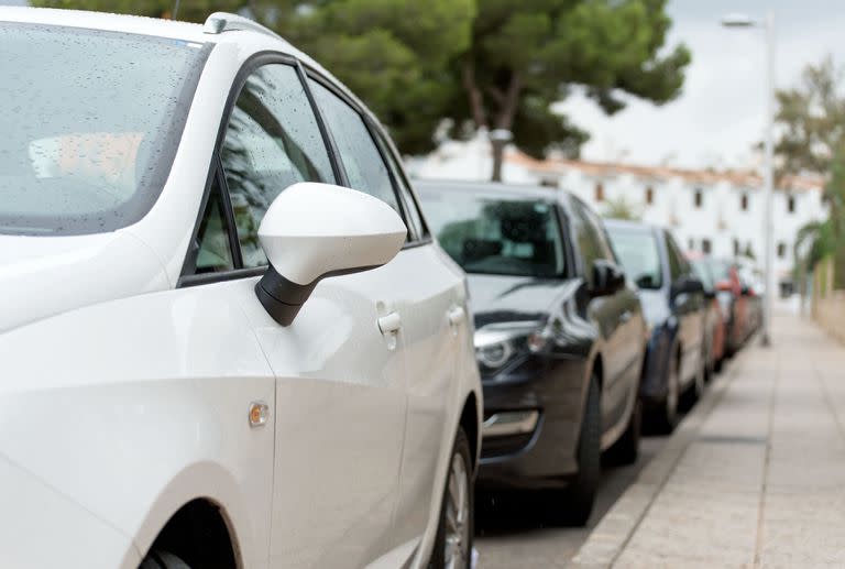 autos estacionados