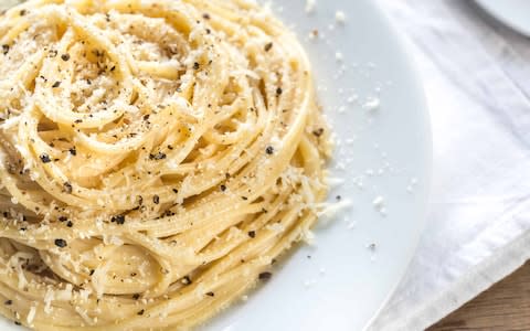 Cacio e pepe in Rome Fiumicino sounds about right - Credit: istock