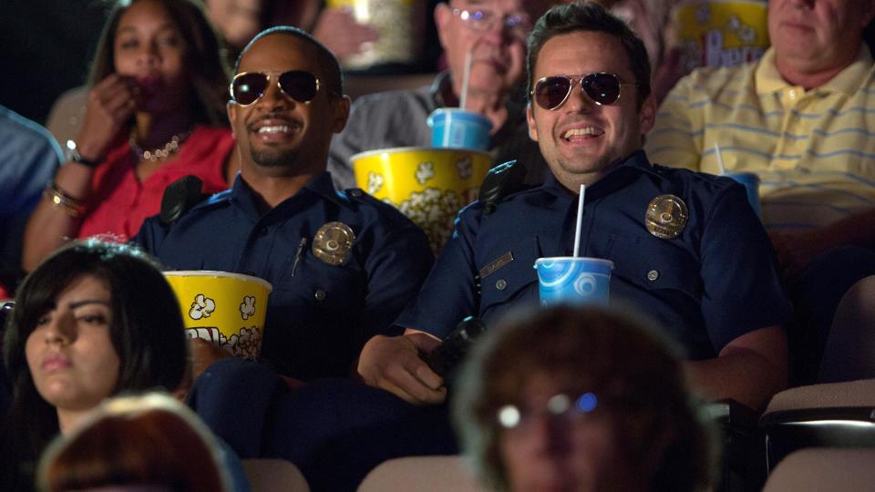 Damon Wayans Jr. and Jake Johnson in 'Let's Be Cops'