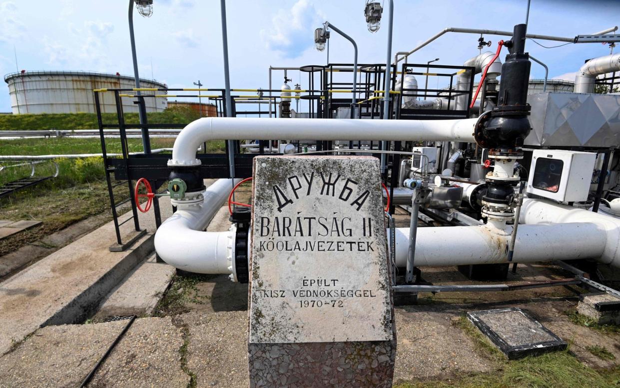 The receiver station of the Druzhba pipeline between Hungary and Russia - Attila Kisbenedek/AFP via Getty Images