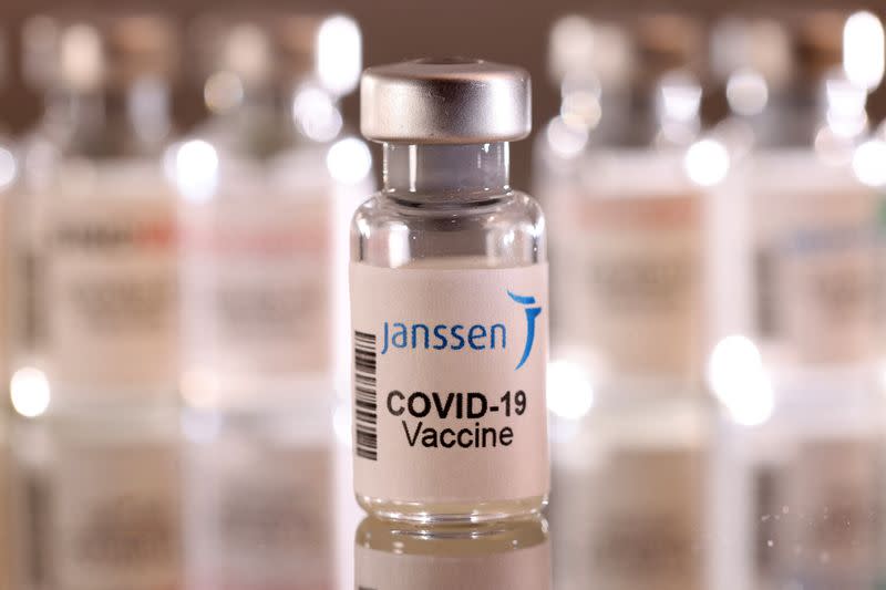 FILE PHOTO: Illustration of COVID-19 vaccine vial