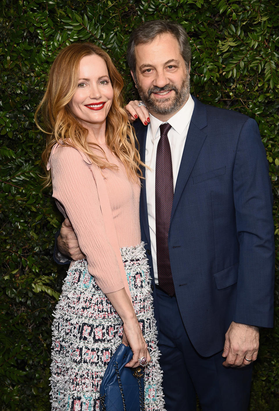 Judd Apatow and Leslie Mann