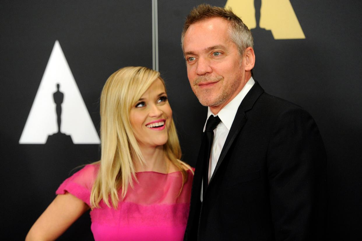 Reese Witherspoon, left, and Jean-Marc Vallee arrive at the 6th annual Governors Awards at the Hollywood and Highland Center on Saturday, Nov. 8, 2014 in Los Angeles.