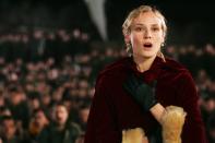 Diane Kruger sings a merry song during World War I in the drama "Joyeux Noel."