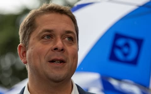 The Leader of Canada's Conservatives Andrew Scheer - Credit: &nbsp;CARLOS OSORIO/REUTERS