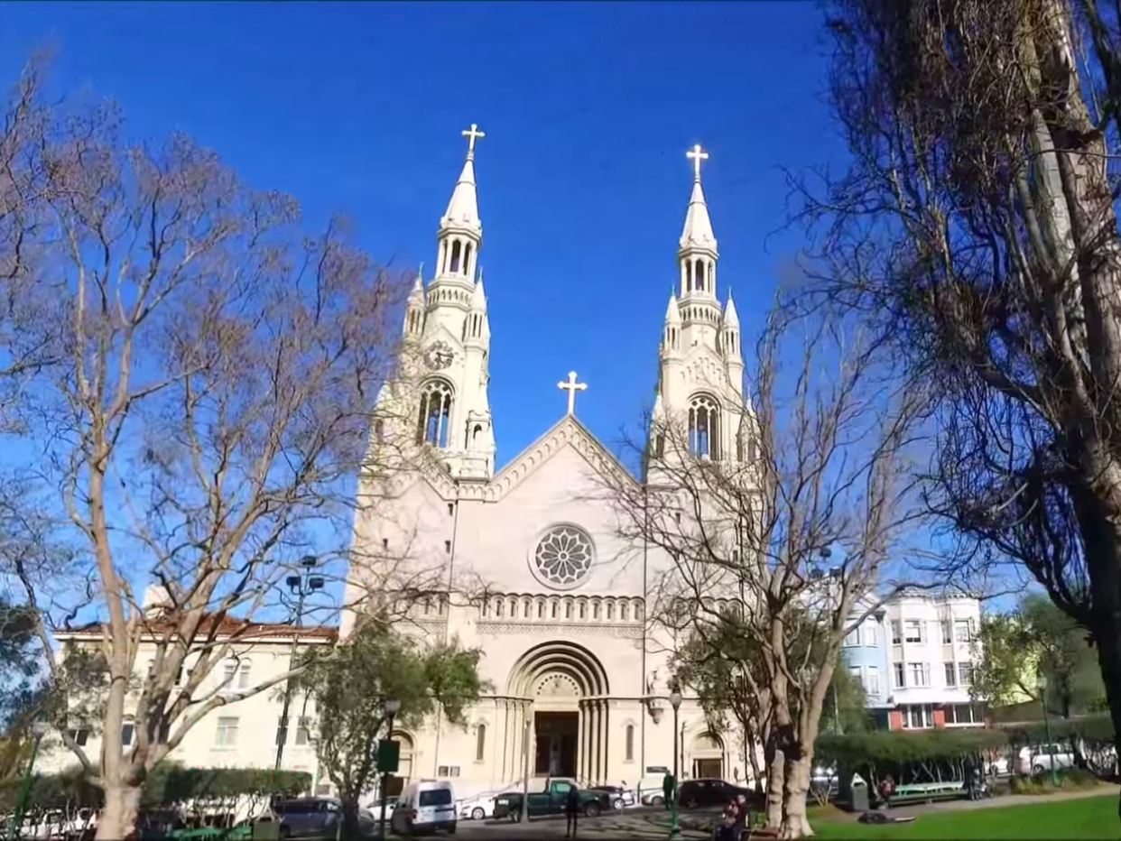 The SS Peter and Paul's Church in San Francisco: (Sly Dog Production - YouTube)