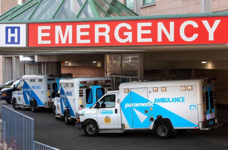 Ontario is extending funding that helps rural and northern hospitals avoid temporary ER closures, after previously saying it would end after the summer.Ambulances are parked at a hospital in Toronto on Tuesday, April 6, 2021.