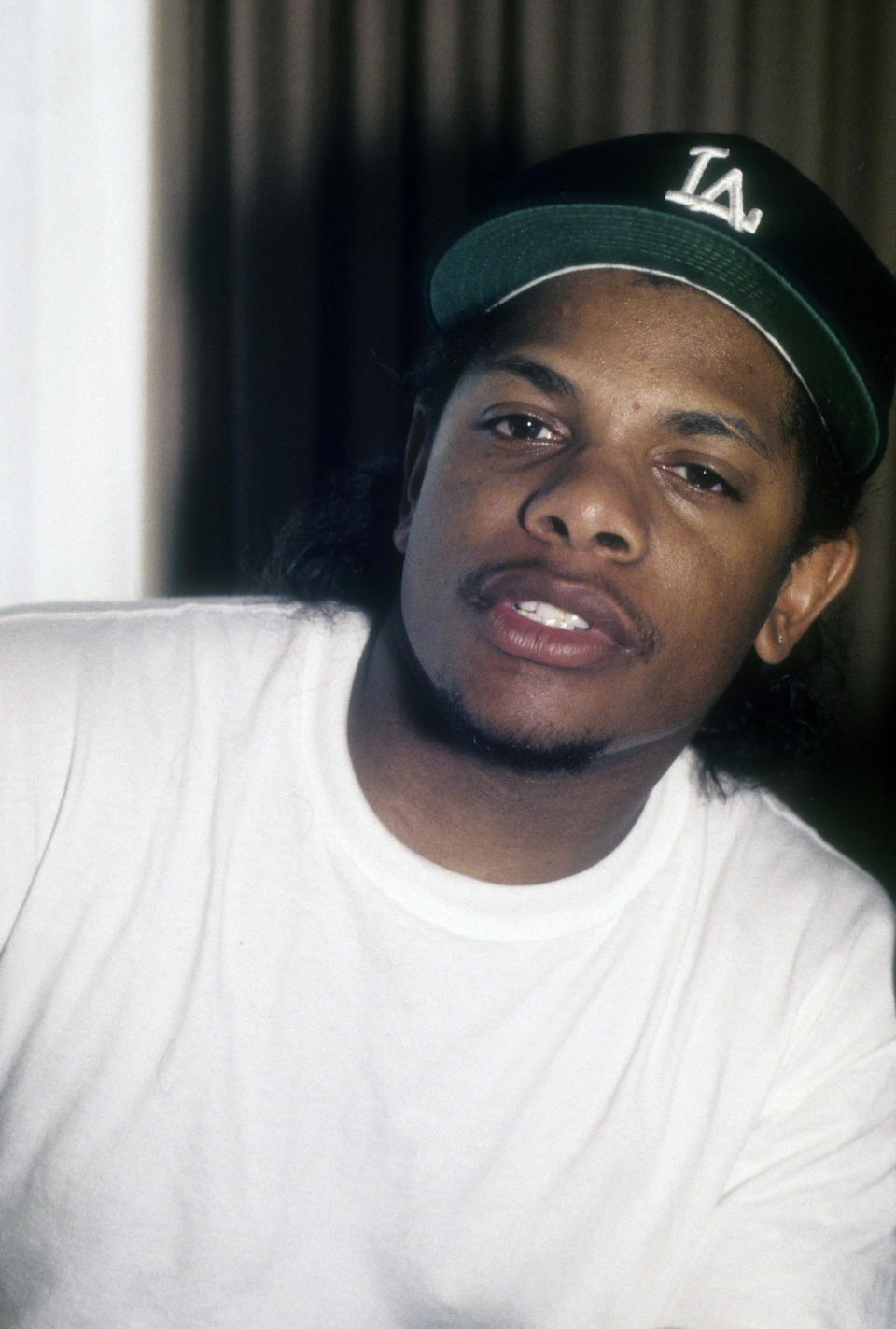 Eazy-E Wearing White T-Shirt