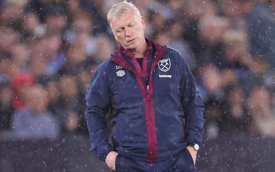 David Moyes - David Moyes risks fight for his job if West Ham results do not improve - GETTY IMAGES