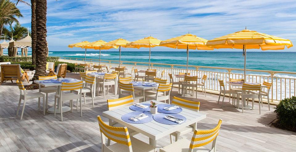 Lilly Pulitzer decor will be featured during a Feb. 19 brunch at Breeze Ocean Kitchen at Eau Palm Beach.